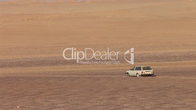 Autofahrt durch Wüste
