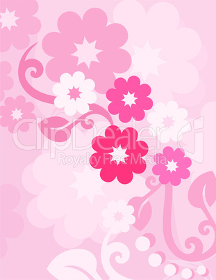 abstract floral background