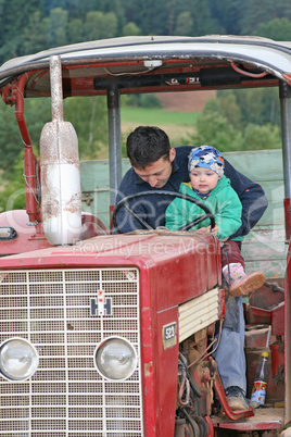 Vater und Tochter