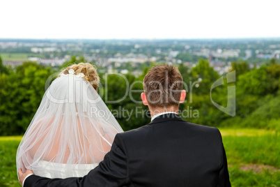 Brautpaar vor Panorama