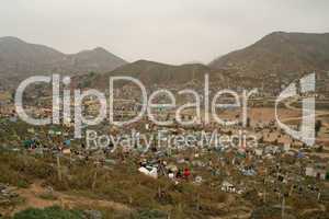 Allerheiligen in Peru auf Friedhof