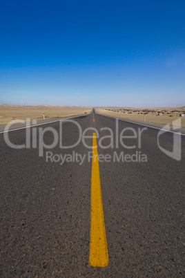 Straße in Wüste, Panamericana Peru