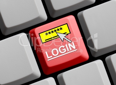 Login - Zugang nur mit Passwort