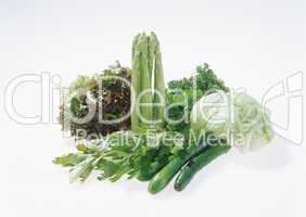 frisches grünes Gemüse