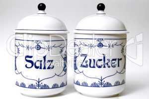 Zucker und Salz