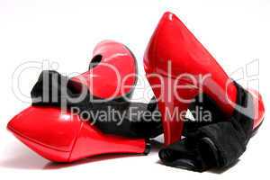 Rote Pumps