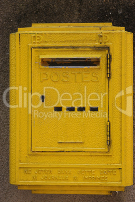 Französischer Briefkasten