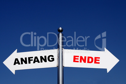 Anfang und Ende