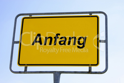 Anfang