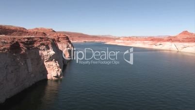 Lake Powell on Colorado River USA