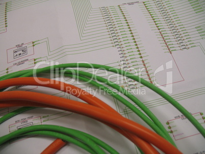 Cables on the build schematic