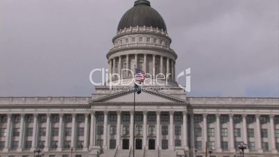 Amerikanische Flagge, State of Utah