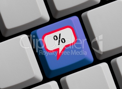 Online Prozente sichern