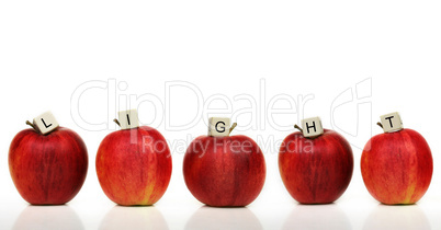 rote äpfel