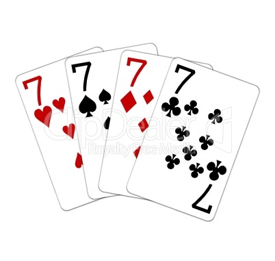 Poker Vierling Quads Siebener 7er