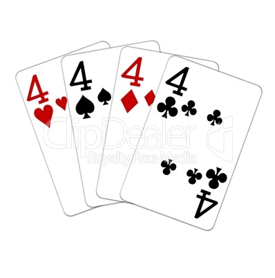 Poker Vierling Quads Vierer 4er