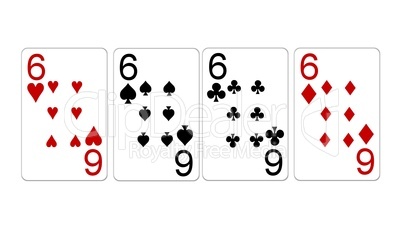 Poker Vierling Quads Sechser 6er