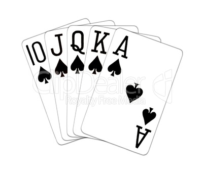 Poker Royal Flush Pik