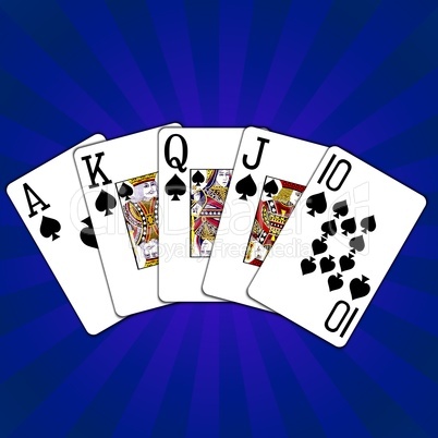 Poker Royal Flush Pik