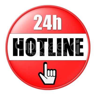 Button 24h Hotline