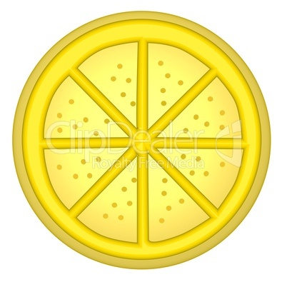 stilisierte Grafik Zitrone