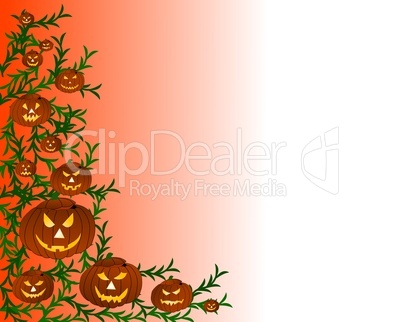 Halloween Hintergrund Rahmen