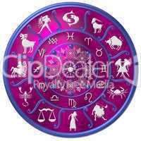 Sternzeichen Horoskop Scheibe Zodiac