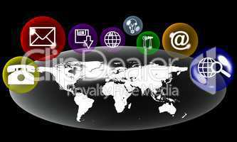globale Kommunikation per Internet