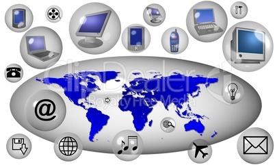 globale Kommunikation per Internet