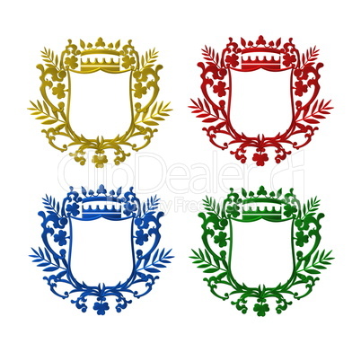 Wappen Set farbig