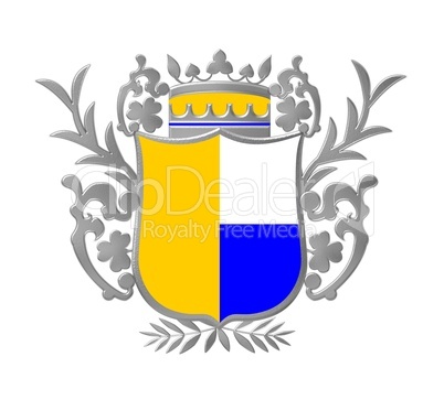 Wappen gelb blau