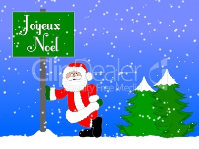 Weihnachtshintergrund französisch