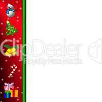 Hintergrund mit Weihnachtssymbolen