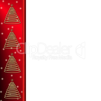 Hintergrund mit abstrakten Weihnachtsbäumen