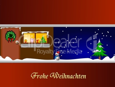 Hintergrund Frohe Weihnachten mit Weihnachtsmotiv