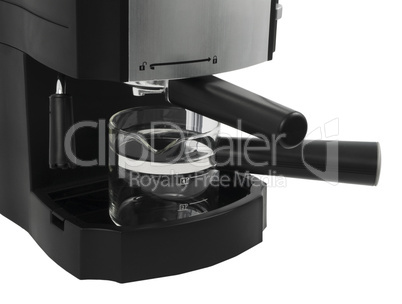 Close up of espresso machine