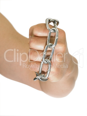 Fist with Chain