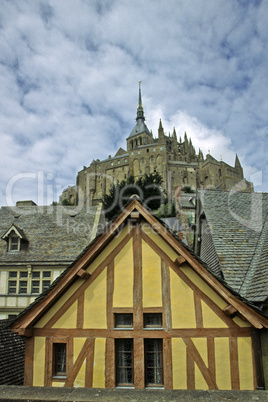 Le Mont-Saint-Michel, Fachwerkhaus