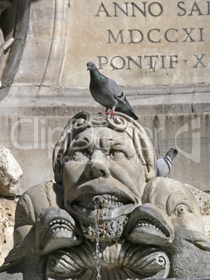 Rom, Piazza della Rotonda, Brunnen