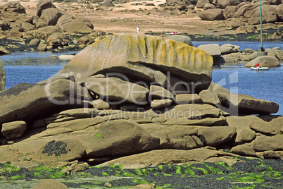 Ploumanac'h, Felsen, Bretagne