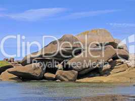 Ploumanac'h, Felsen in der Bretagne