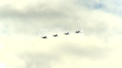 HD2009-6-1-16 F18 hornet formation fly
