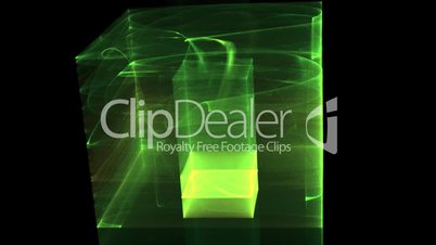 green glowing looping background d2465G