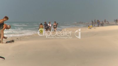 Cuba windy beach