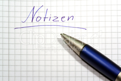 Notizen