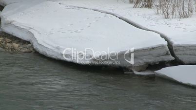 river and ice