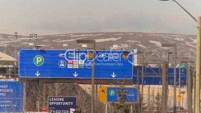 signs and jet landing in BG