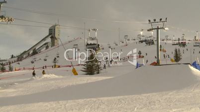 ski hill ski jump tower
