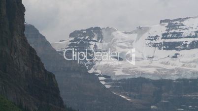 glacier rock face