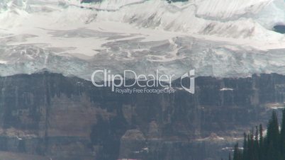 glacier rock face